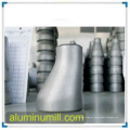 Reductor de ajuste de brida de aluminio concéntrico, ASTM B210 7075, molino de aluminio, accesorios de tubería de aluminio, reductor de aluminio concéntrico